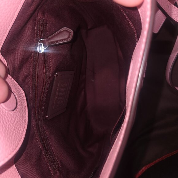 Pink Leather Coach bag and wallet - Picture 13 of 16